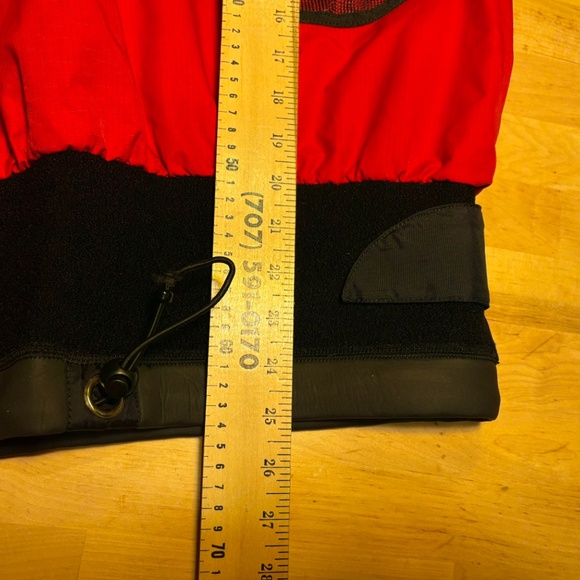 Nookie Delta Rapid Cag 08 dry paddling kayak jacket cover red watertight - Picture 11 of 13